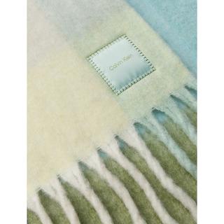 Calvin Klein Sciarpa a Quadri Color Block con Frange  