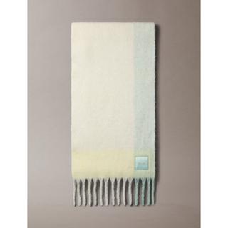 Calvin Klein Sciarpa a Quadri Color Block con Frange  