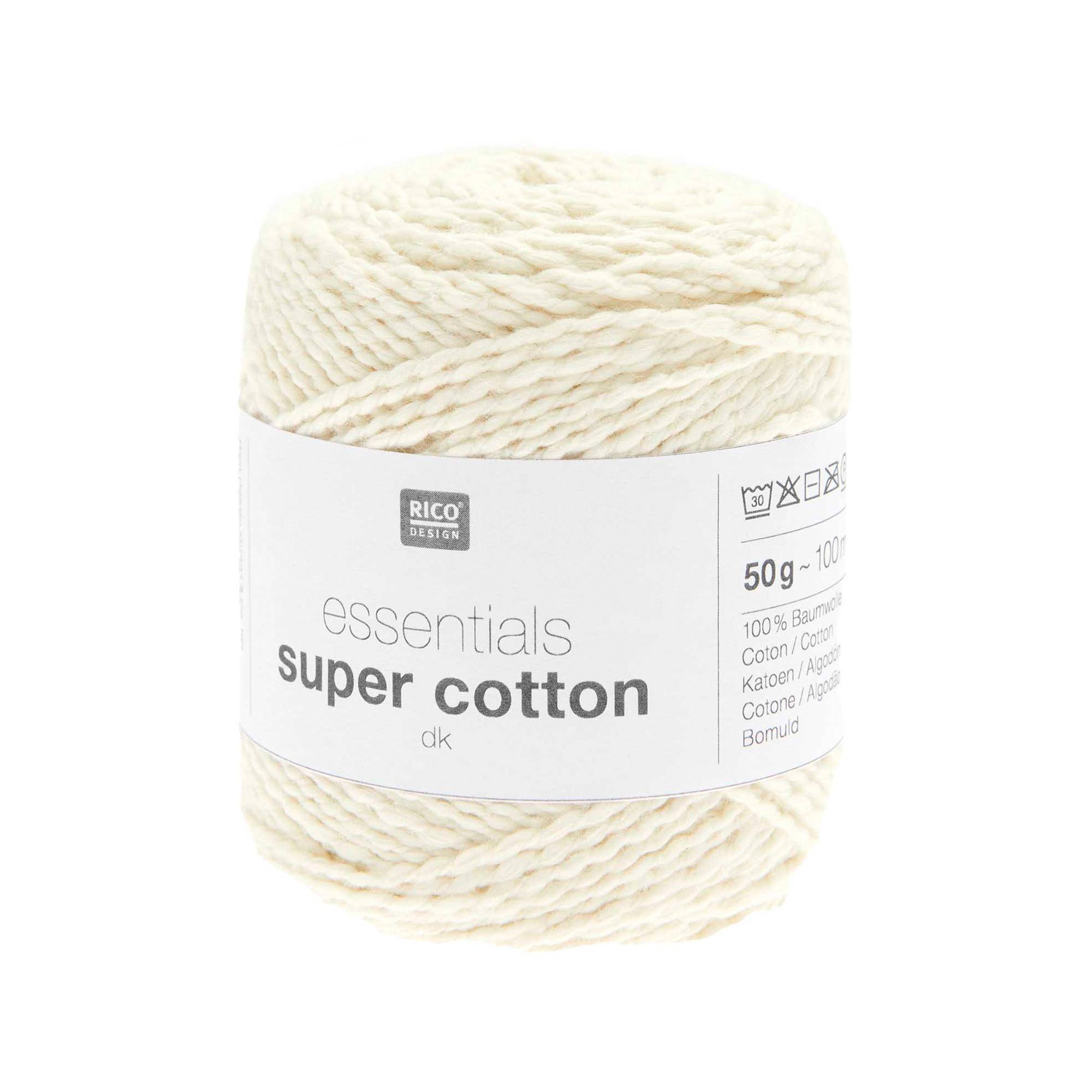 RICO-Design Filato per maglieria Essentials Super Cotton 