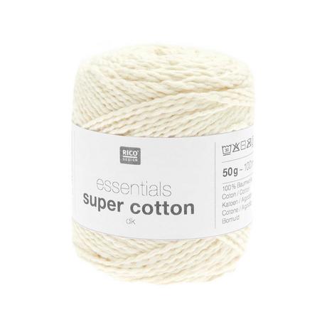 RICO-Design Filato per maglieria Essentials Super Cotton 