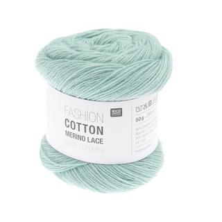 RICO-Design Filato per maglieria Fashion Cot. Merino Lace Solid 