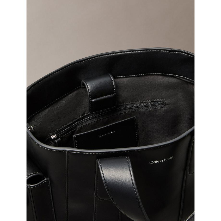 Calvin Klein Signature Logo Strap Tote Bag  