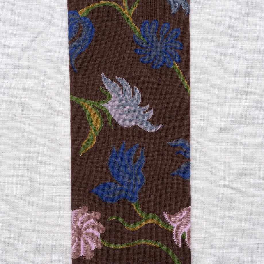 Bonne Maison Fleurs Châtaigne Calze al Ginocchio Floreali  