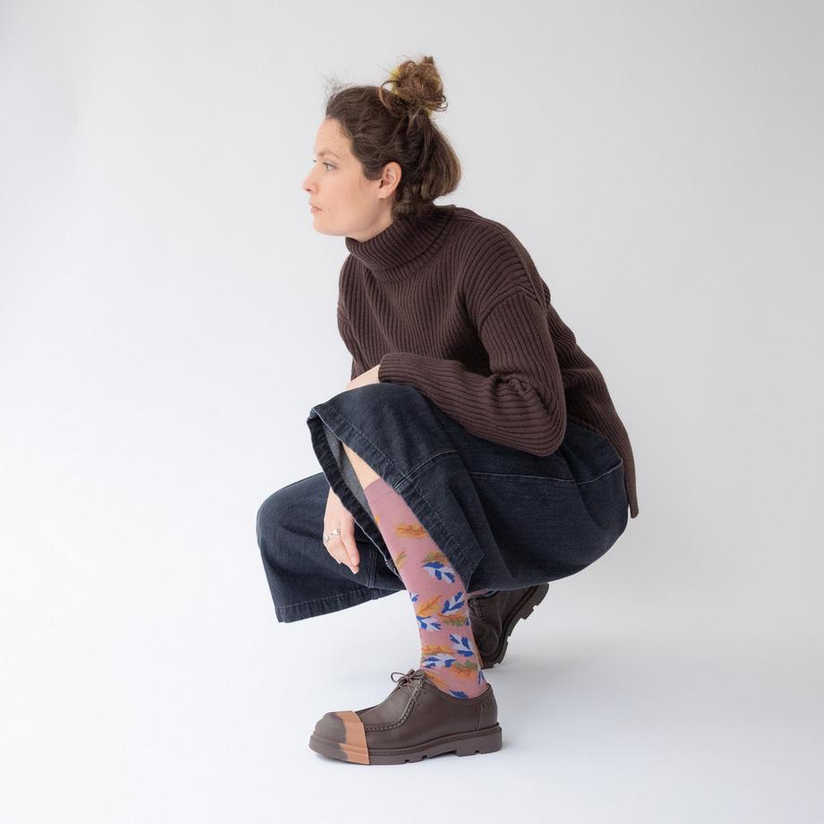 Bonne Maison Chêne Oak Grape Kniestr&uuml;mpfe  