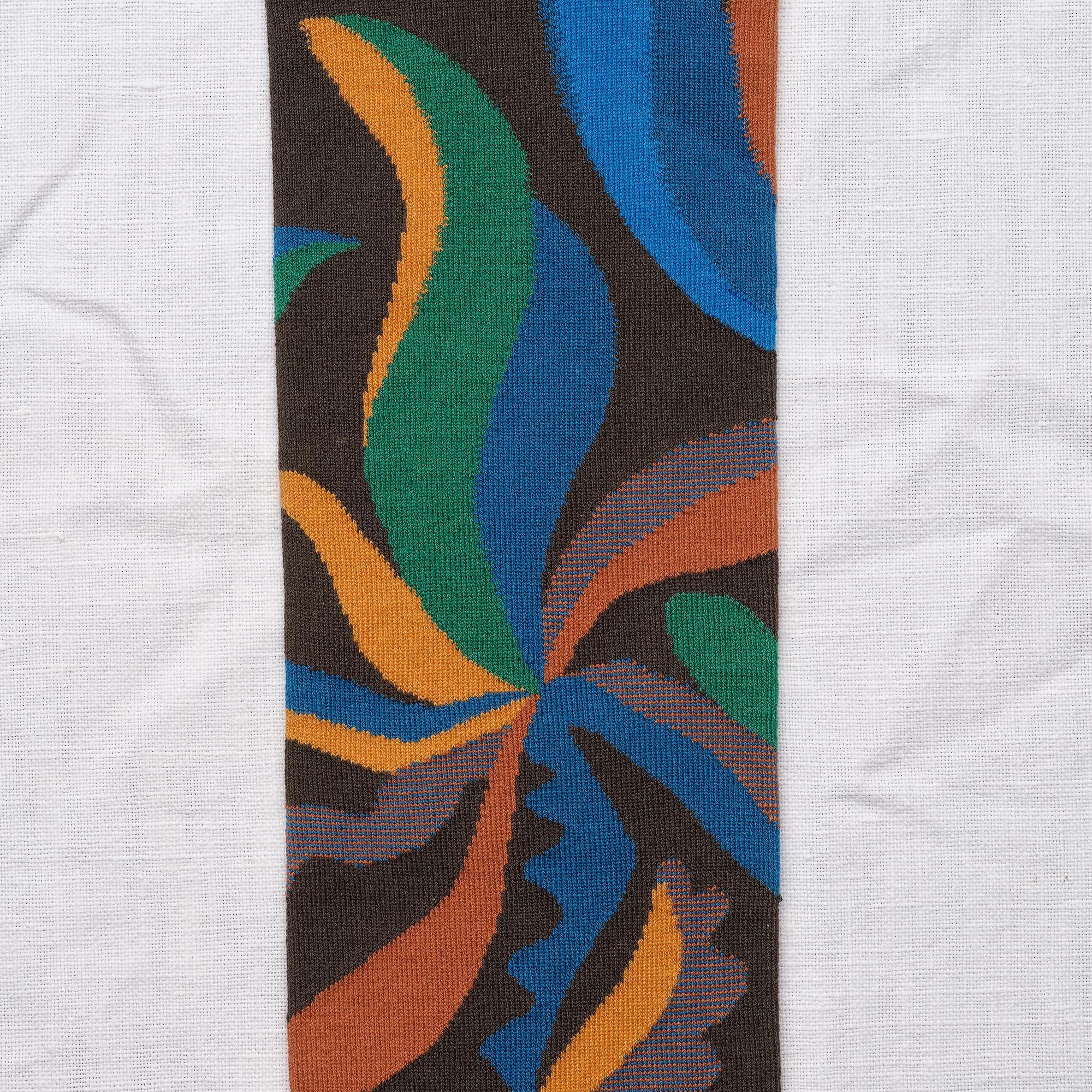 Bonne Maison Fleur Abstrait Chaussettes Montantes  