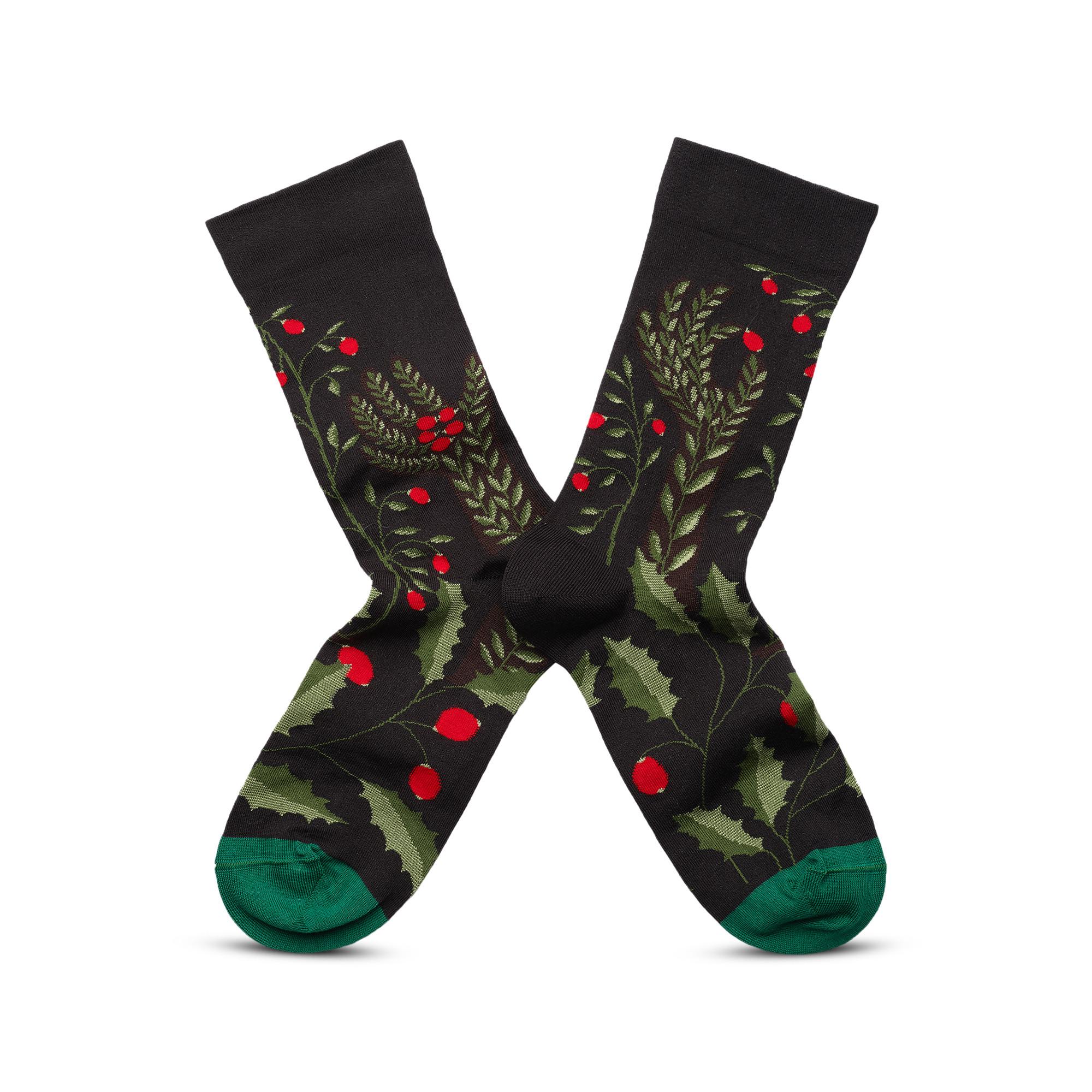 Bonne Maison Holly Berry Motivo Calze Classiche  