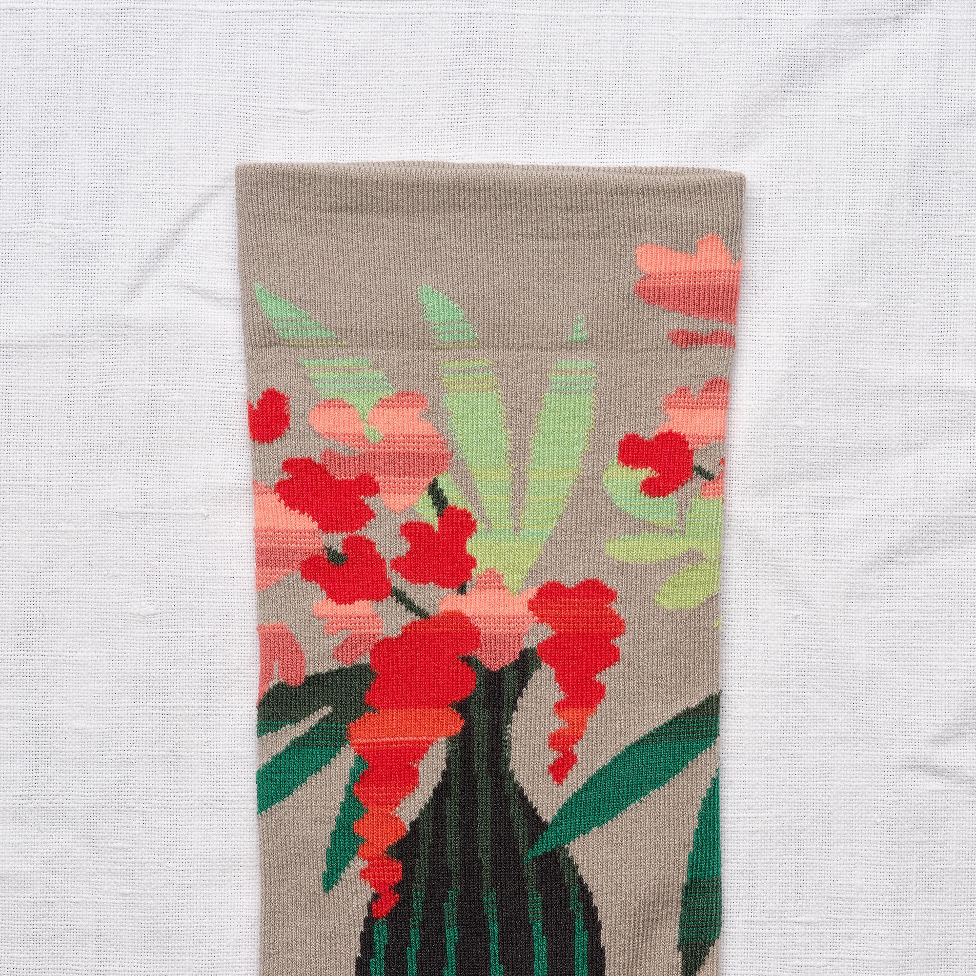 Bonne Maison Vase Elephant Chaussettes Mi-Mollet  