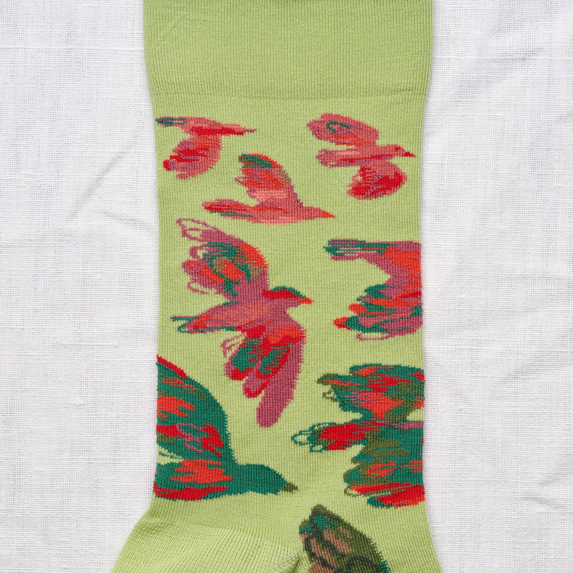 Bonne Maison Oiseaux Chaussettes Motif Oiseau  