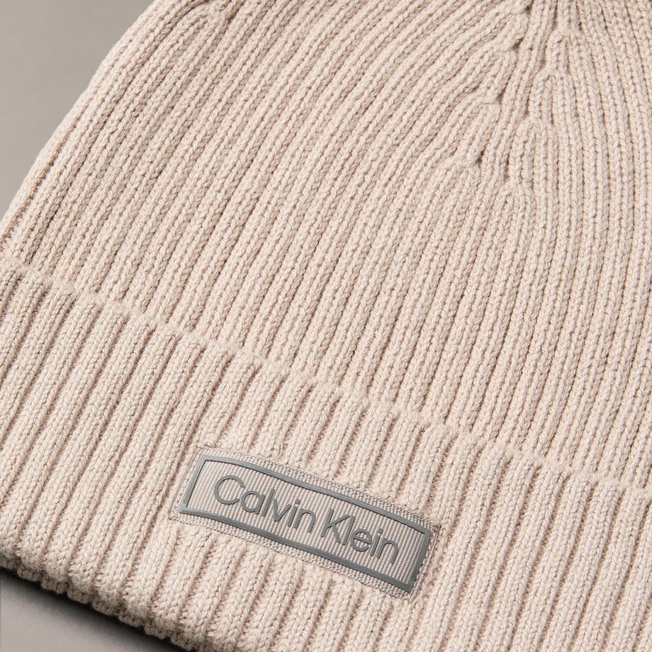 Calvin Klein Gerippte Beanie  