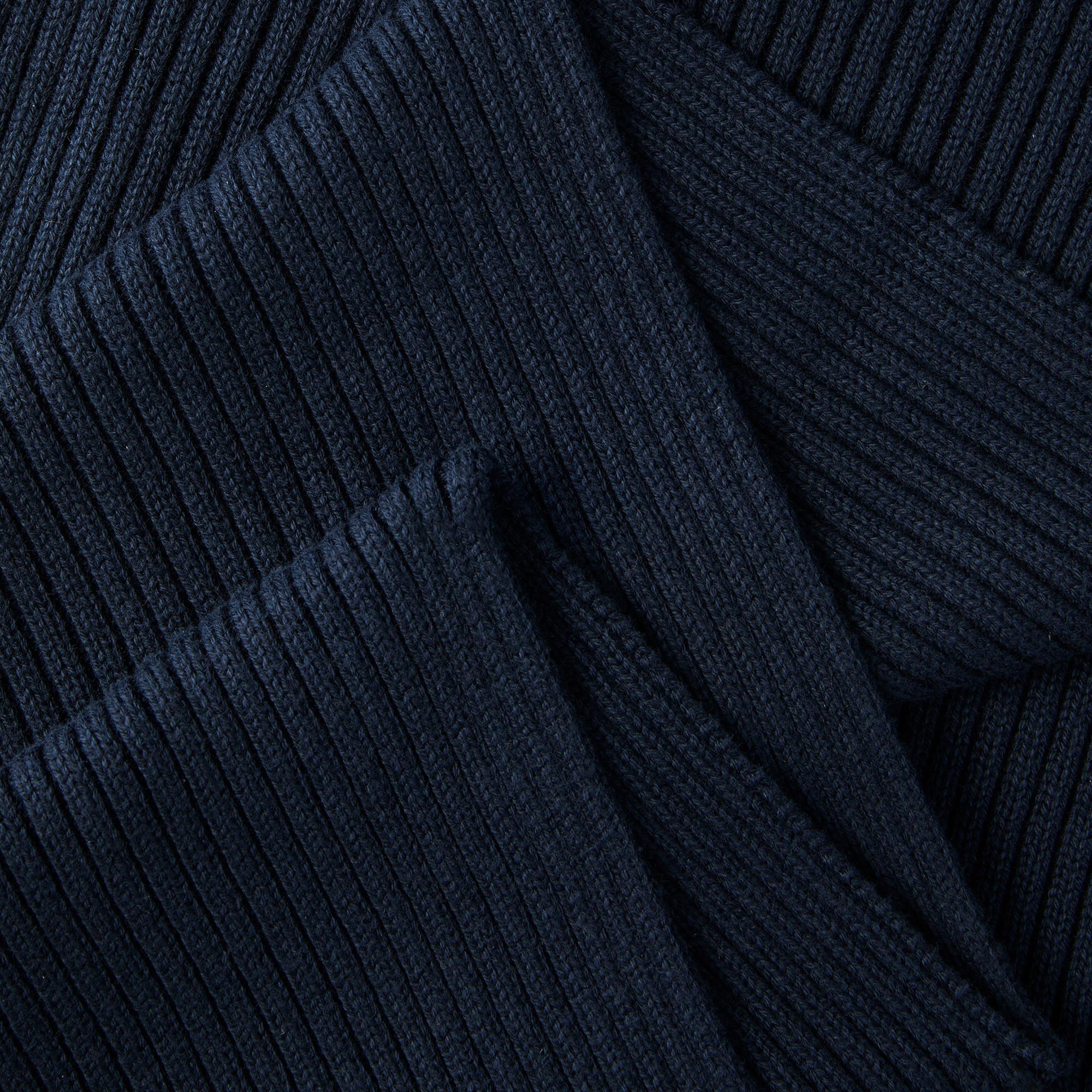 Calvin Klein Patch Chunky Rib Cotton Sciarpa  