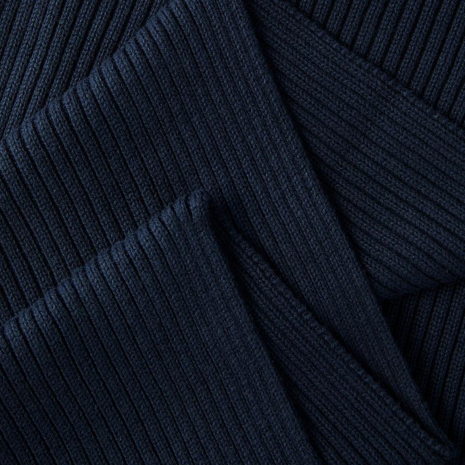 Calvin Klein Patch Chunky Rib Cotton Schal  