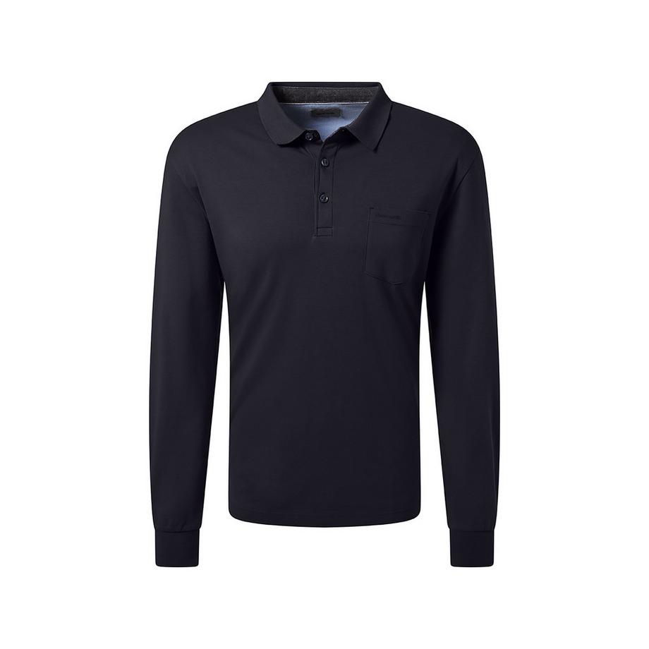 pierre cardin Polo Shirt Langarm mit Brusttasche  