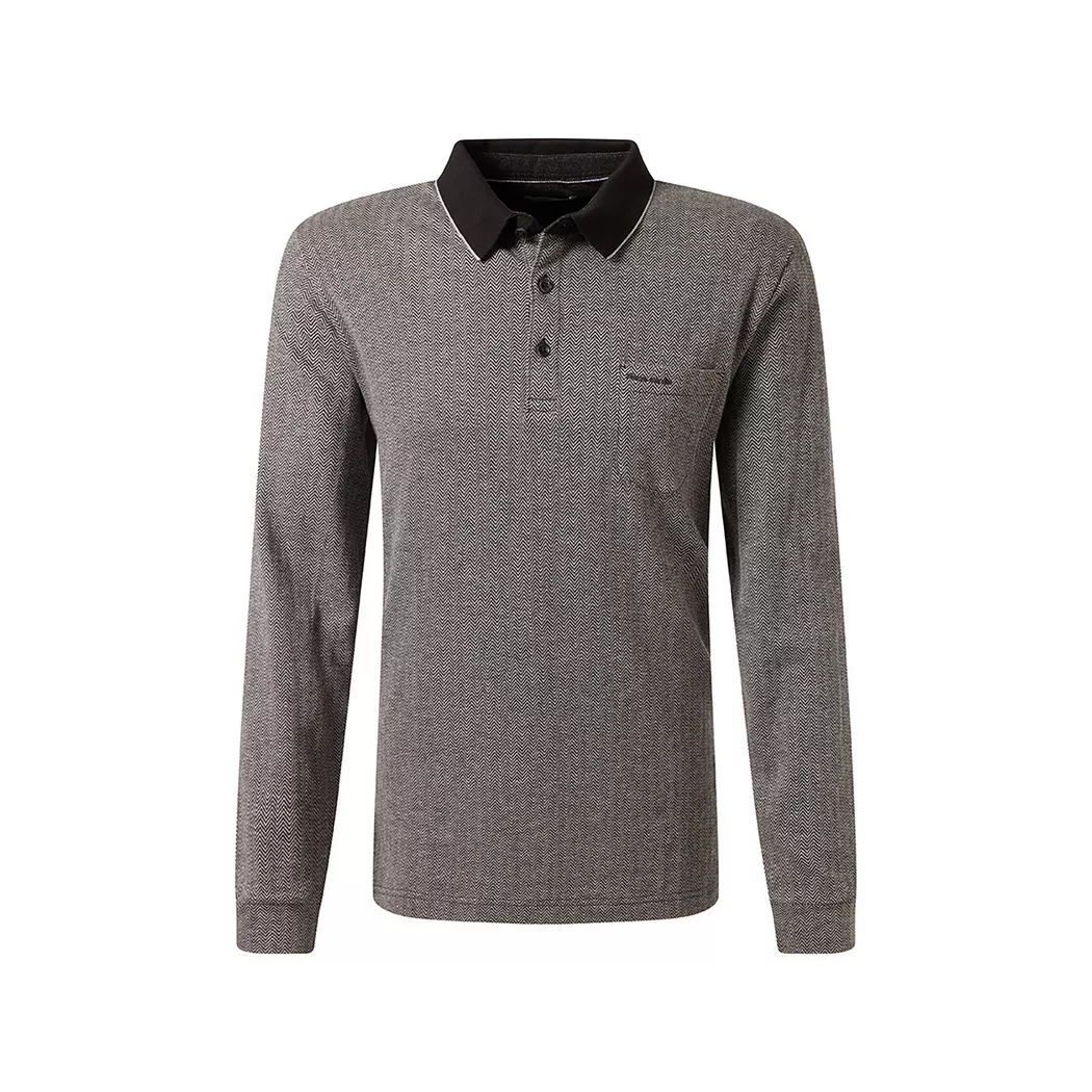Pierre Cardin - Polo Shirt, für Herren, Schwarz, Größe 3XL 2