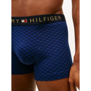 TOMMY HILFIGER Trunk Print & Sock Set Gold WB Multipack Hipster  
