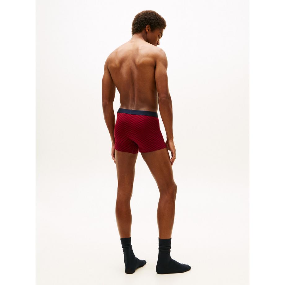 TOMMY HILFIGER Trunk Print & Sock Set Gold WB  