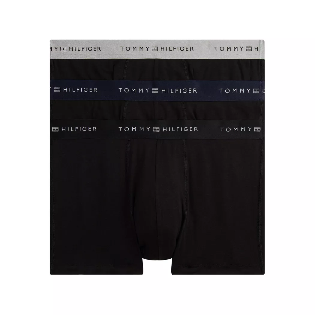 Tommy Hilfiger Boxers Metallic 3 Unités Black / Desert Sky / Silver M Homme