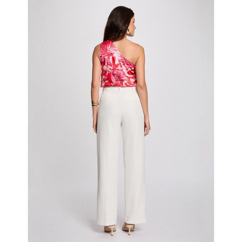 MORGAN Pantalon Taille Haute Coupe Droite  