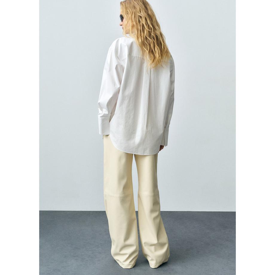 MANGO CROCCE Chemisier Oversize Manches Longues  