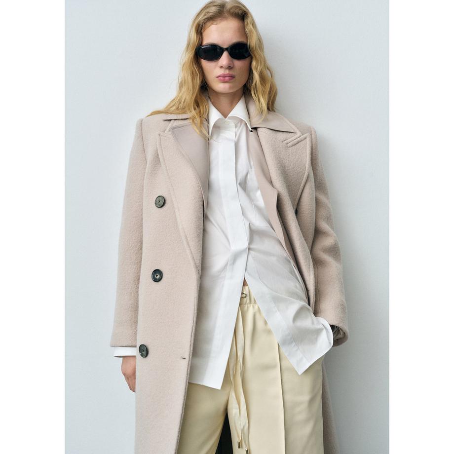 MANGO CROCCE Chemisier Oversize Manches Longues  