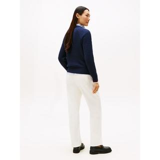 TOMMY HILFIGER Zopfmuster Pullover  