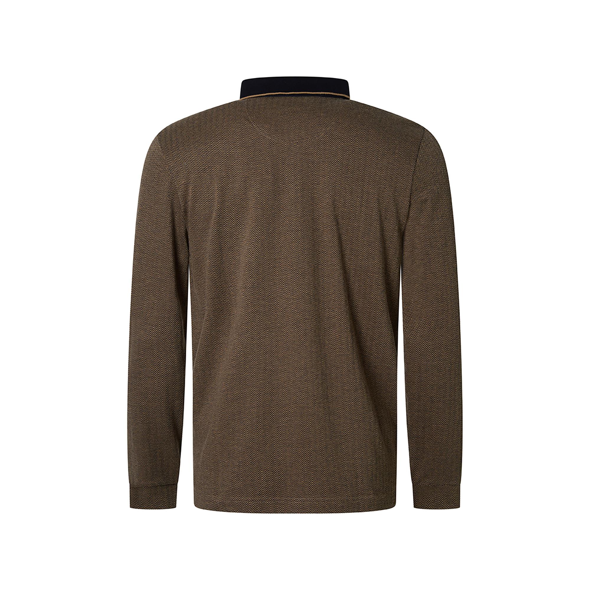 pierre cardin Polo Manches Longues Motif Chevrons  