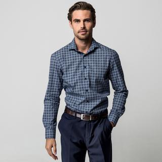 pierre cardin Camicia Uomo Maniche Lunghe Collo Kent  