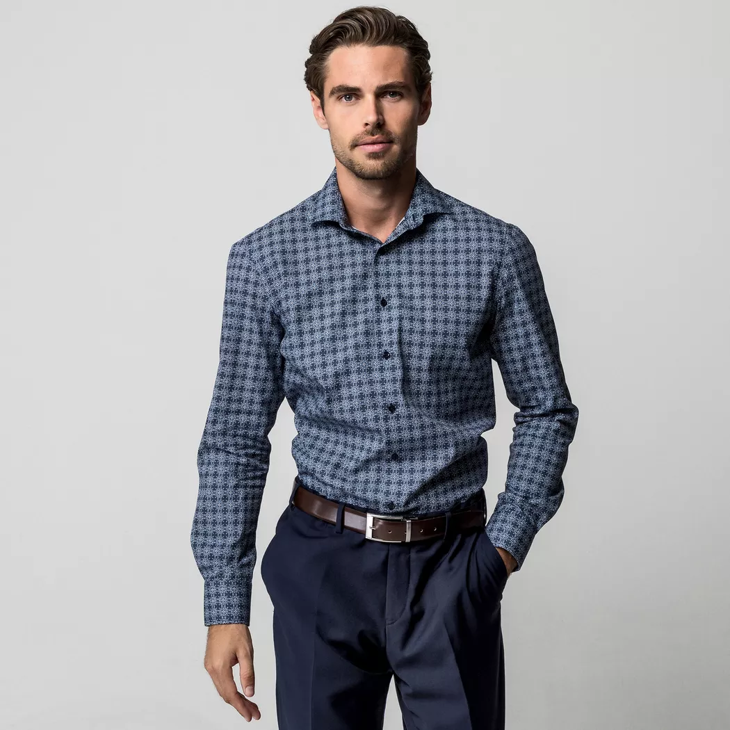 Pierre Cardin - Hemd, für Herren, Dunkelblau, Größe 45