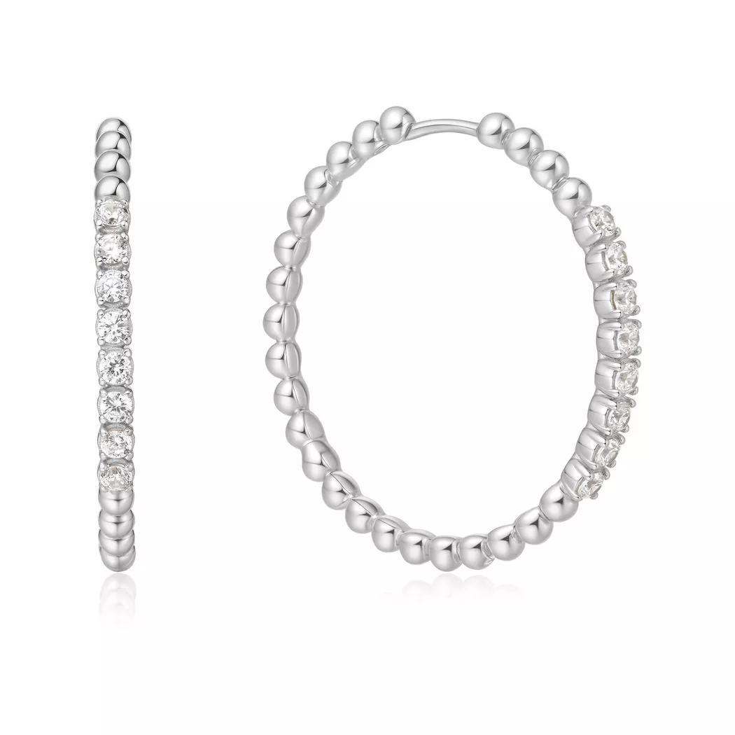 ANIA HAIE - Creolen, Miss Dainty, One Size, Silber