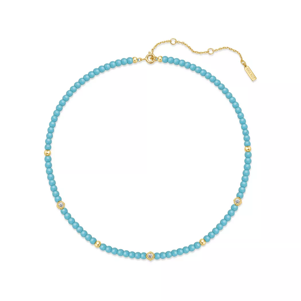 ANIA HAIE - Halskette, Chill Voyager, 38+7.5CM, Goldfarben