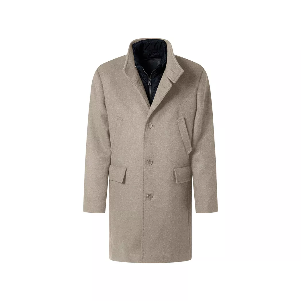 Pierre Cardin - Mantel, für Herren, Grau, Größe 58