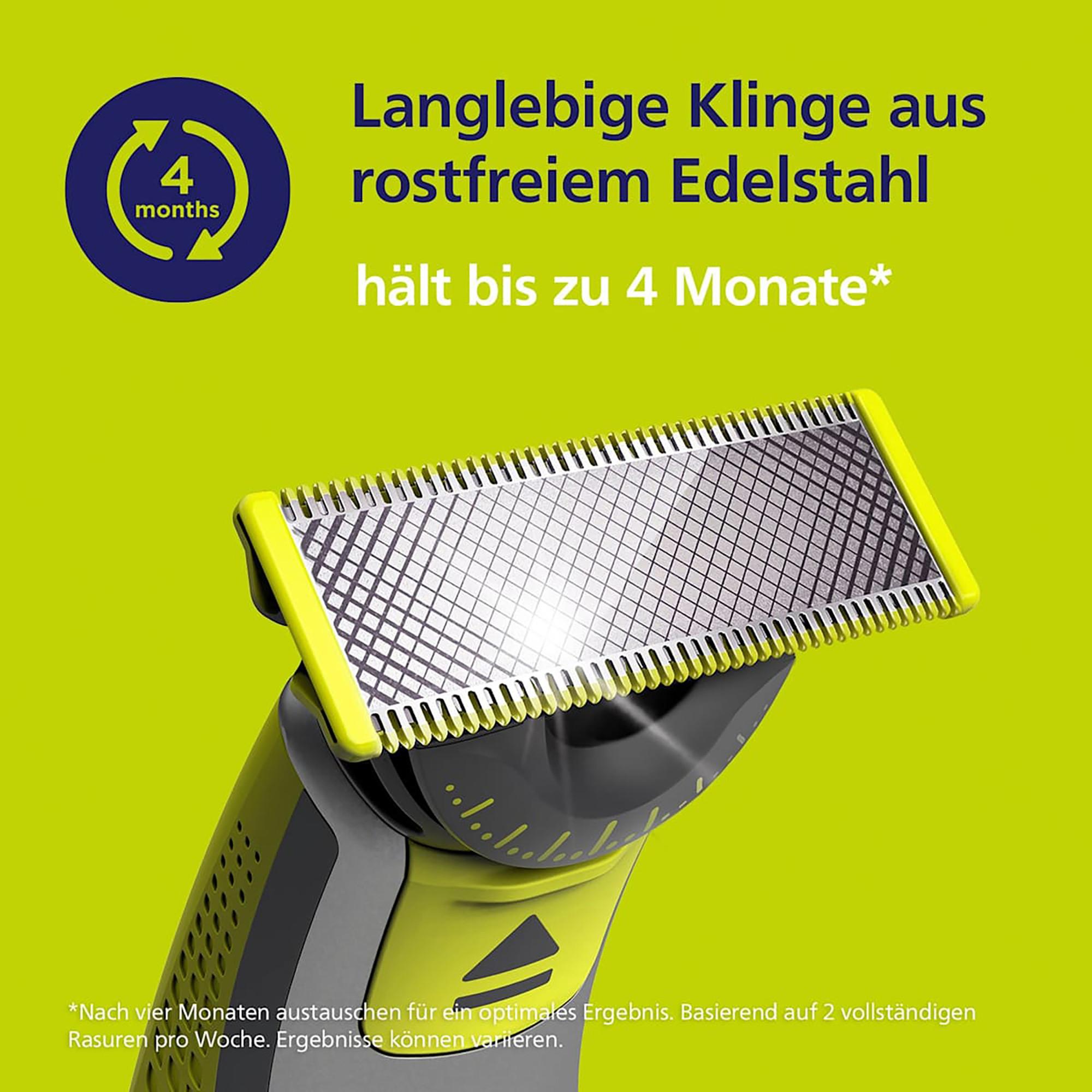 PHILIPS Elektrischer Rasierer, OneBlade Face & Body  