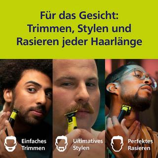 PHILIPS Elektrischer Rasierer, OneBlade Face & Body  