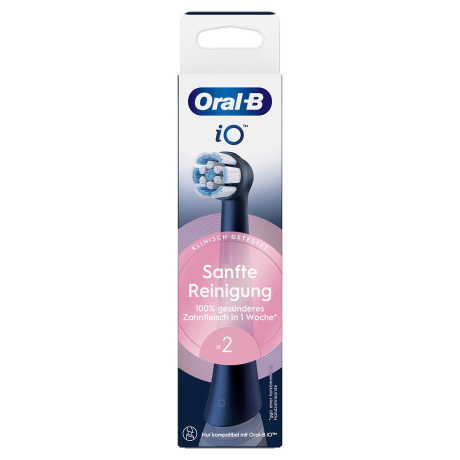 Oral-B Oral-B Aufsteckbürsten iO Sanfte Reinigung Black 2er 