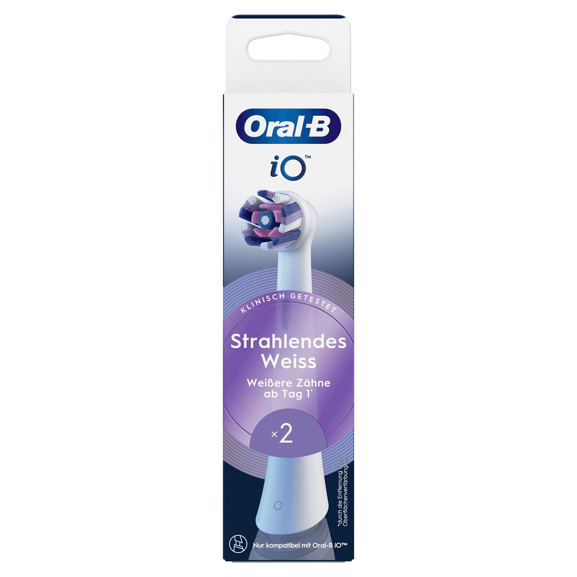 Oral-B Oral-B Testine di ricambio iO Radiant White 2er 