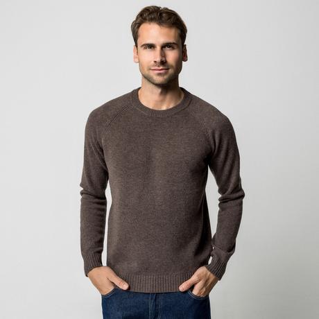 Manor Man Lambswool Feinstrick Pullover  