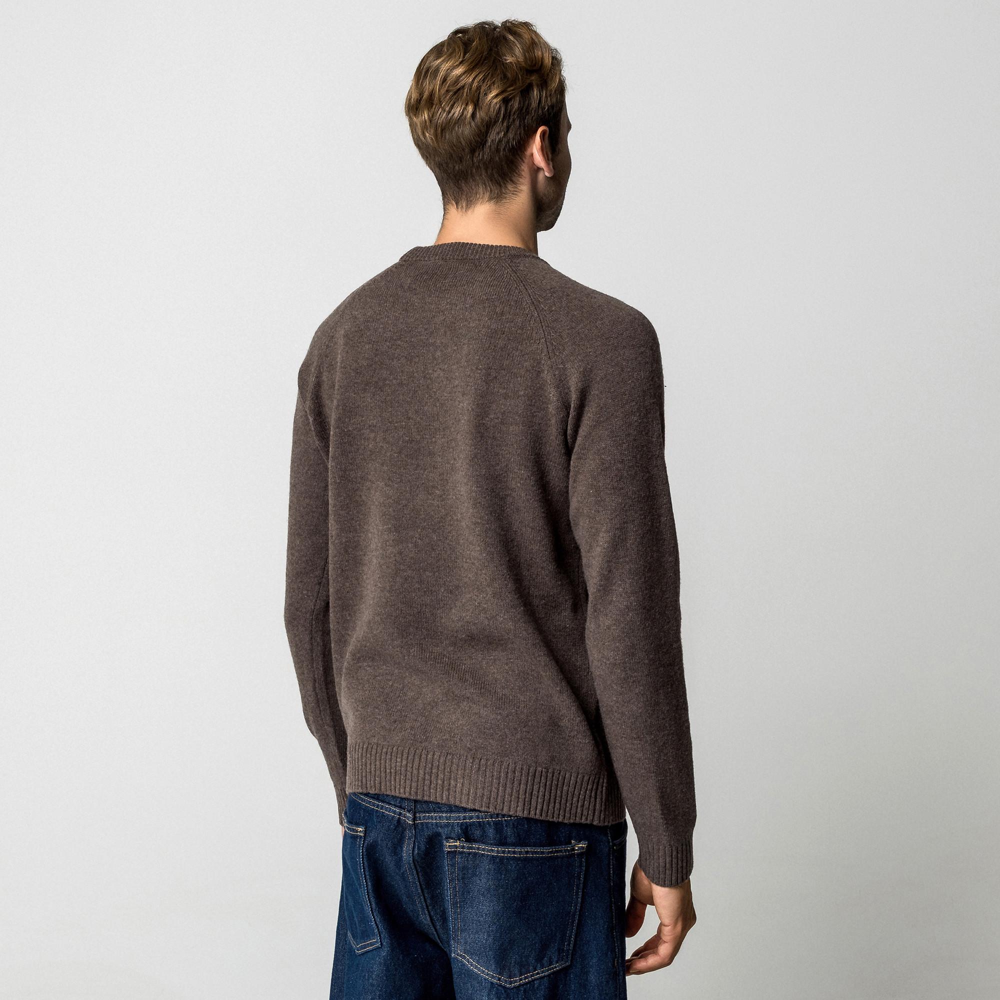 Manor Man Lambswool Feinstrick Pullover  