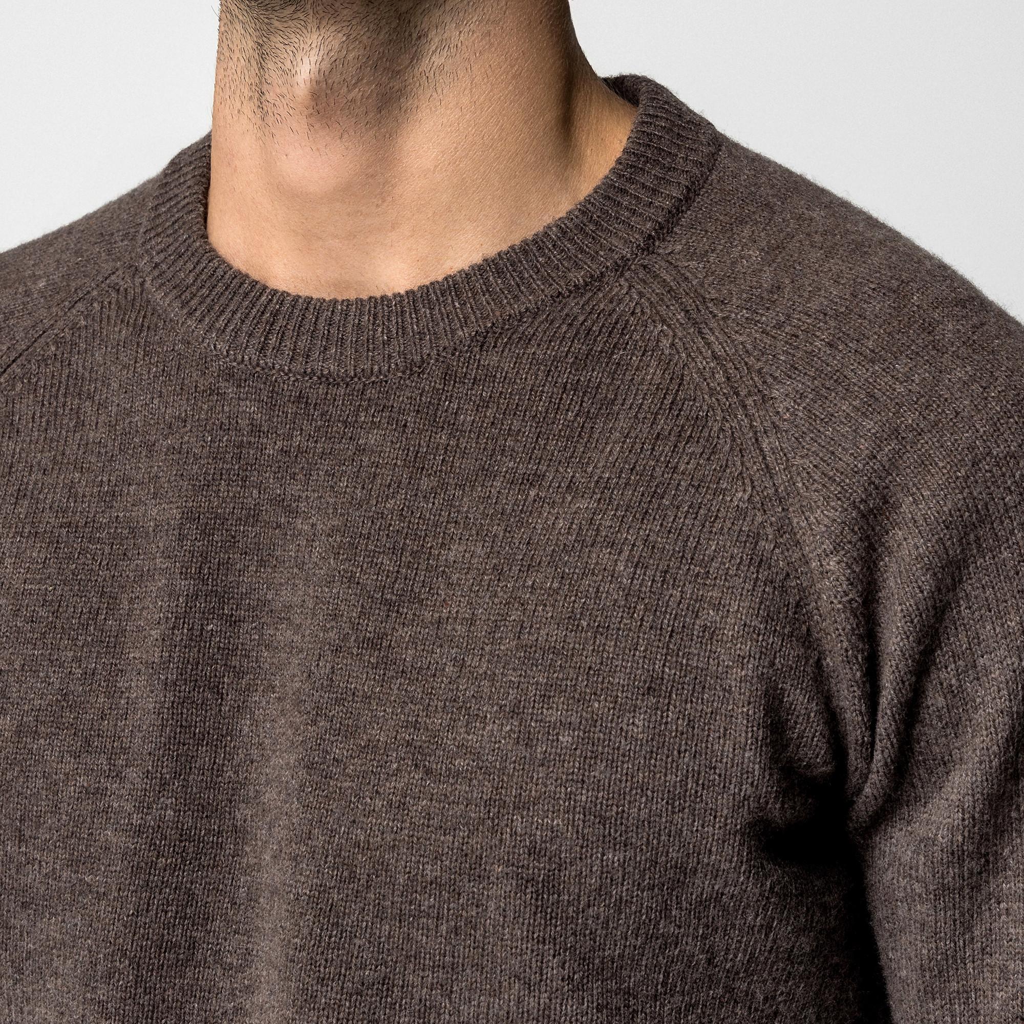 Manor Man Lambswool Feinstrick Pullover  