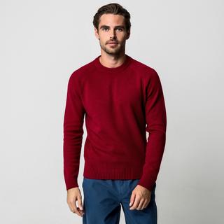 Manor Man Pullover Lambswool Maille Fine  