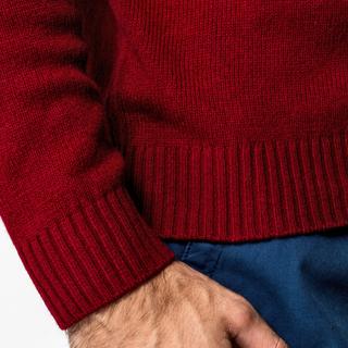 Manor Man Pullover Lambswool Maille Fine  