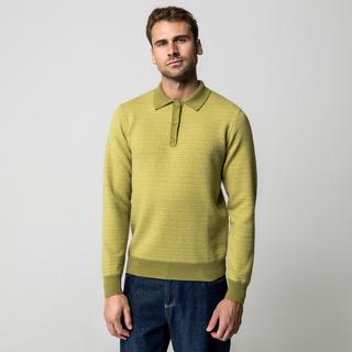 Manor Man Cachemire Col Polo Pullover  