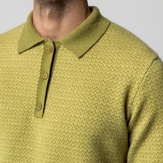 Manor Man Cachemire Col Polo Pullover  