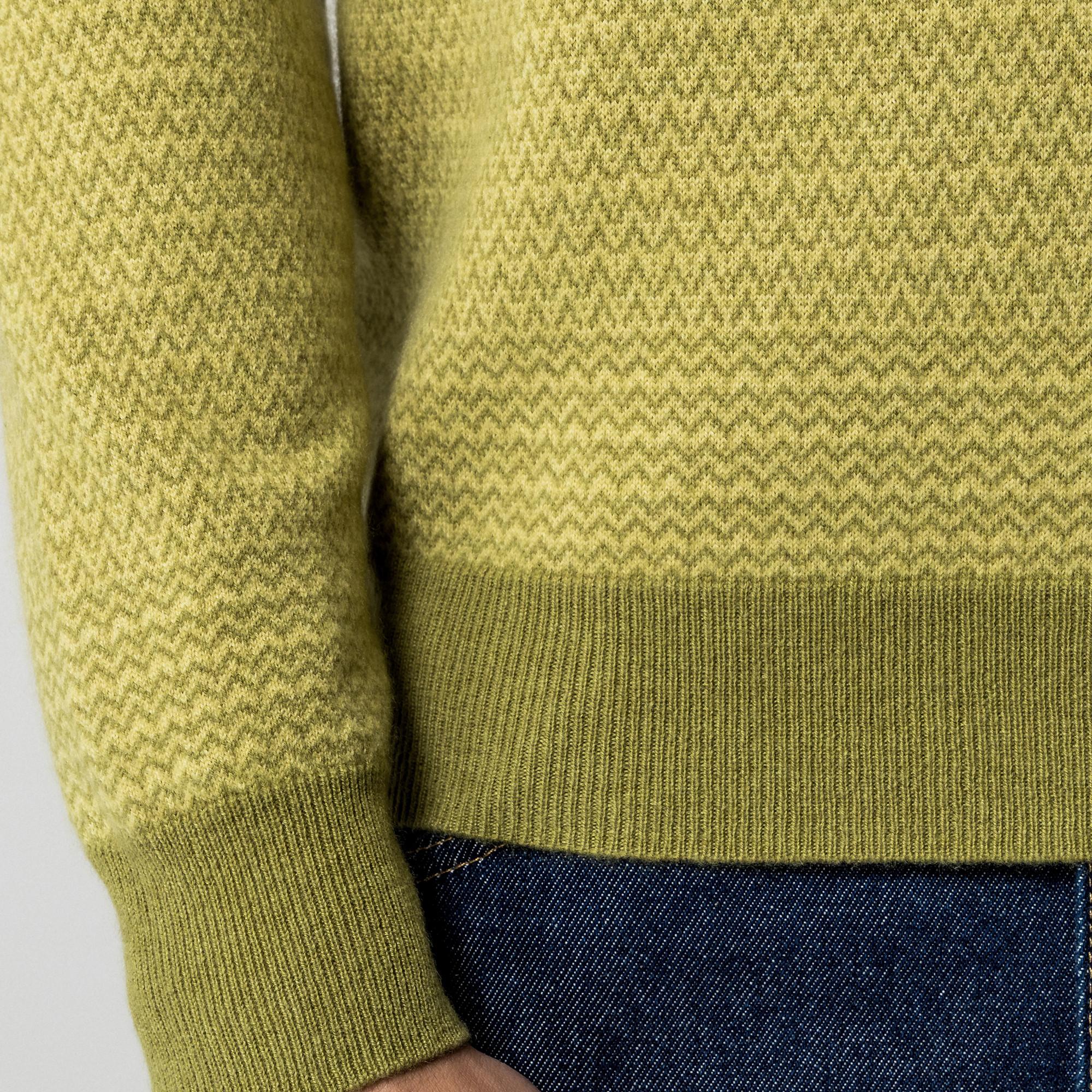 Manor Man Cachemire Col Polo Pullover  