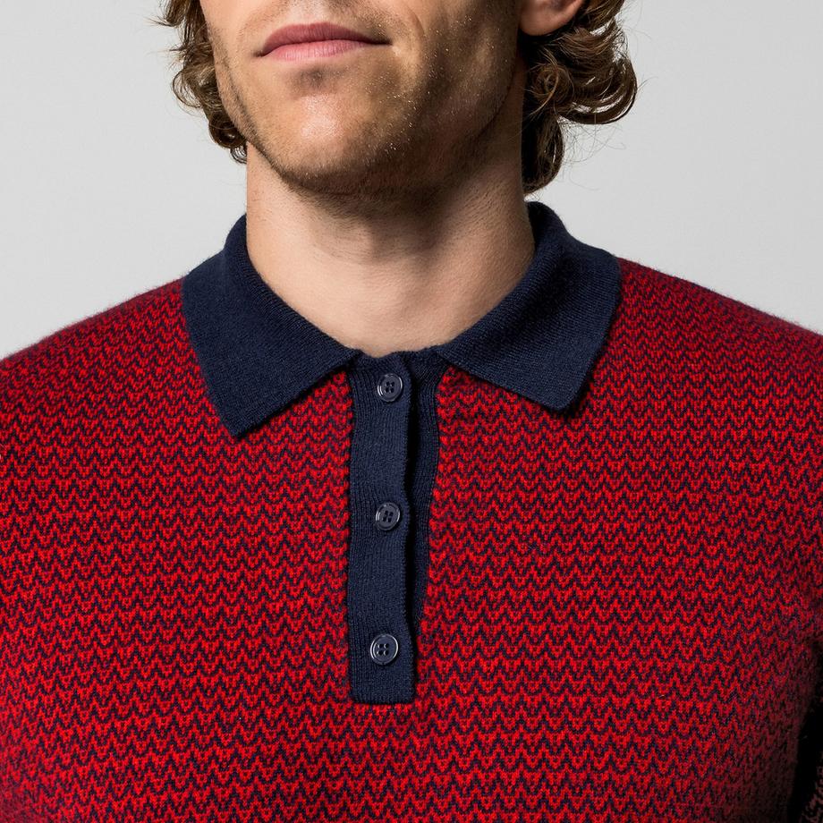 Manor Man Kaschmir Polokragen Pullover  