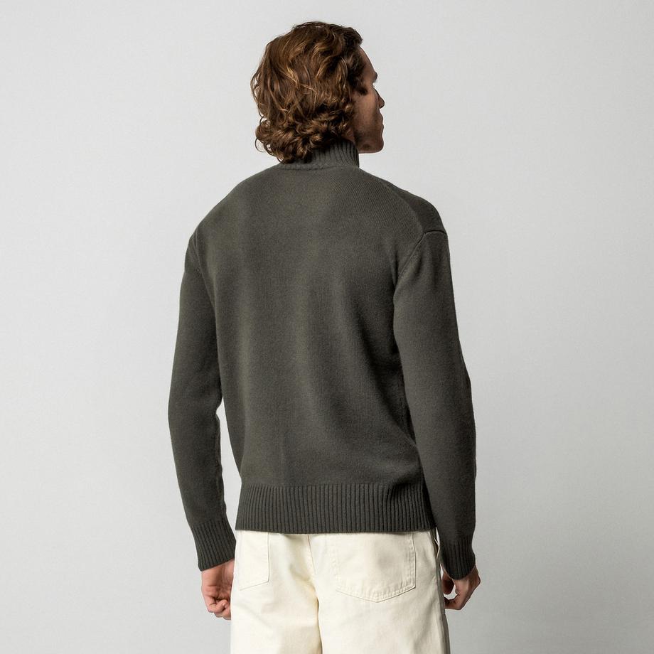 Manor Man Kaschmir Regular Fit Stehkragen Pullover  