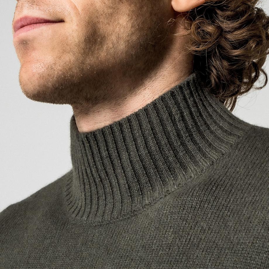 Manor Man Kaschmir Regular Fit Stehkragen Pullover  