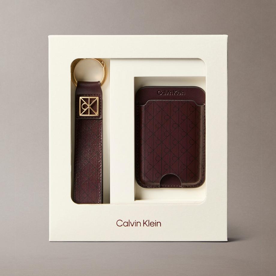 Calvin Klein Coated Emblem Kreditkartenetui  