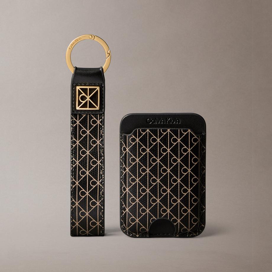 Calvin Klein Coated Emblem Kreditkartenetui  