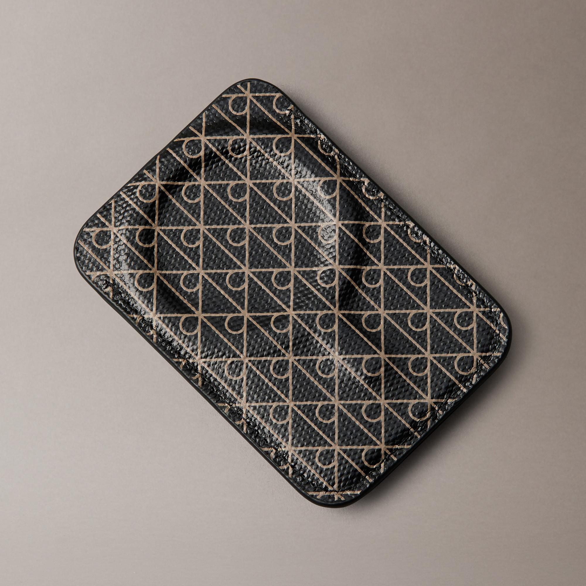 Calvin Klein Coated Emblem Kreditkartenetui mit Schlüsselanhänger  