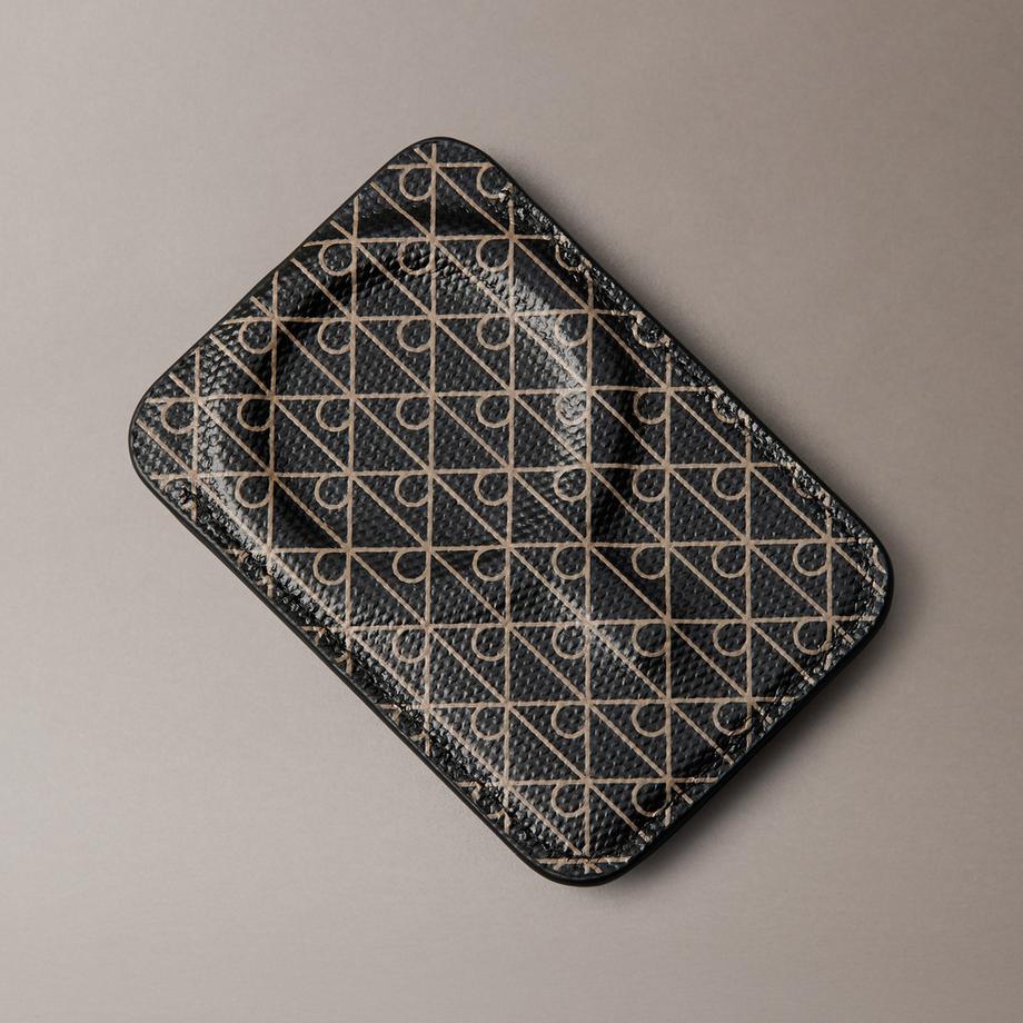 Calvin Klein Coated Emblem Kreditkartenetui  