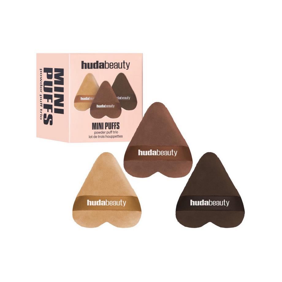Huda Beauty  Mini Puffs Powder Puff Trio - Trio de Mini Houppettes 